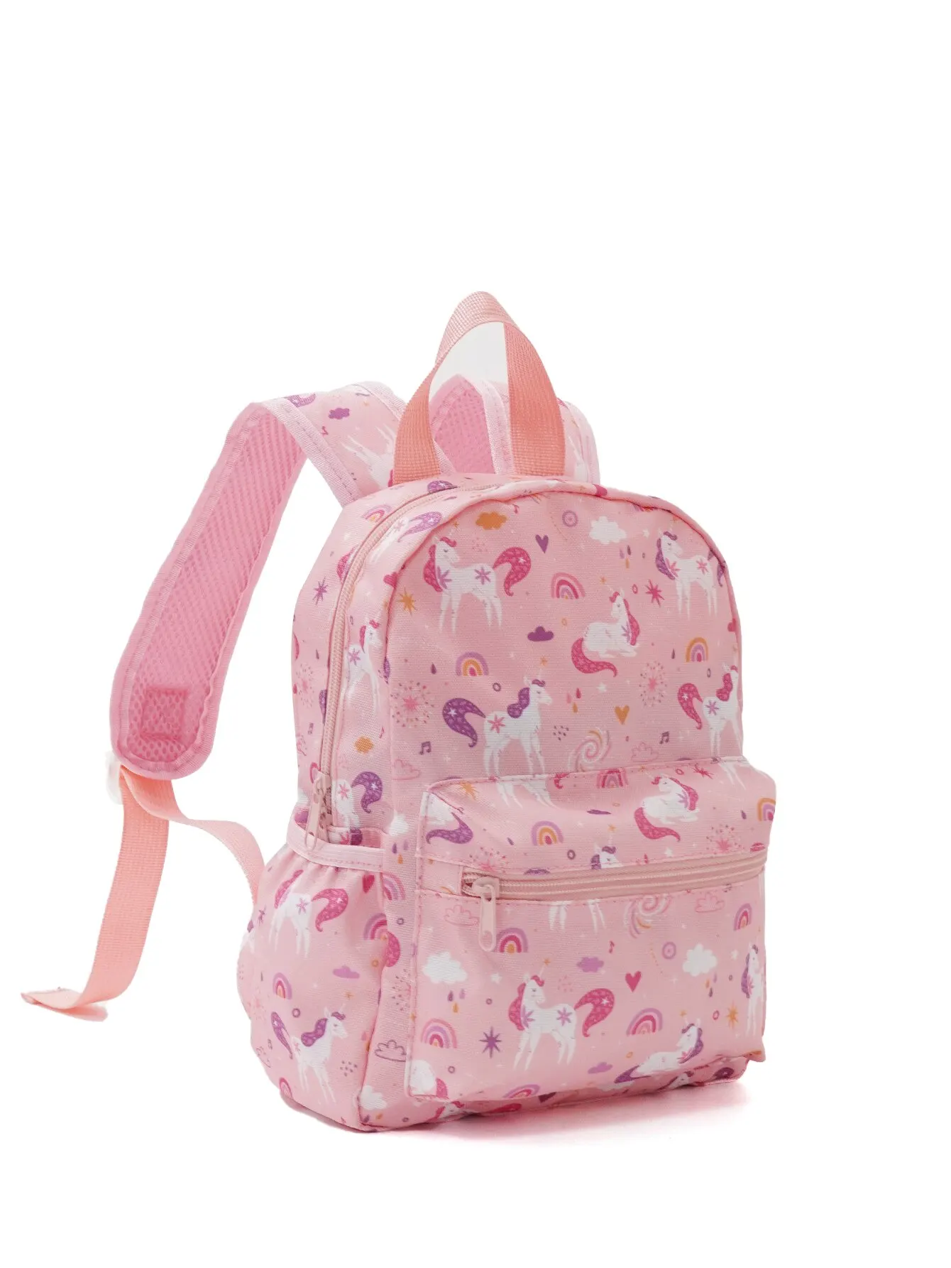 Girls Casual Cute Cartoon Unicorn Print Adjustable Kids Backpack Kids School Bag Student Backpack