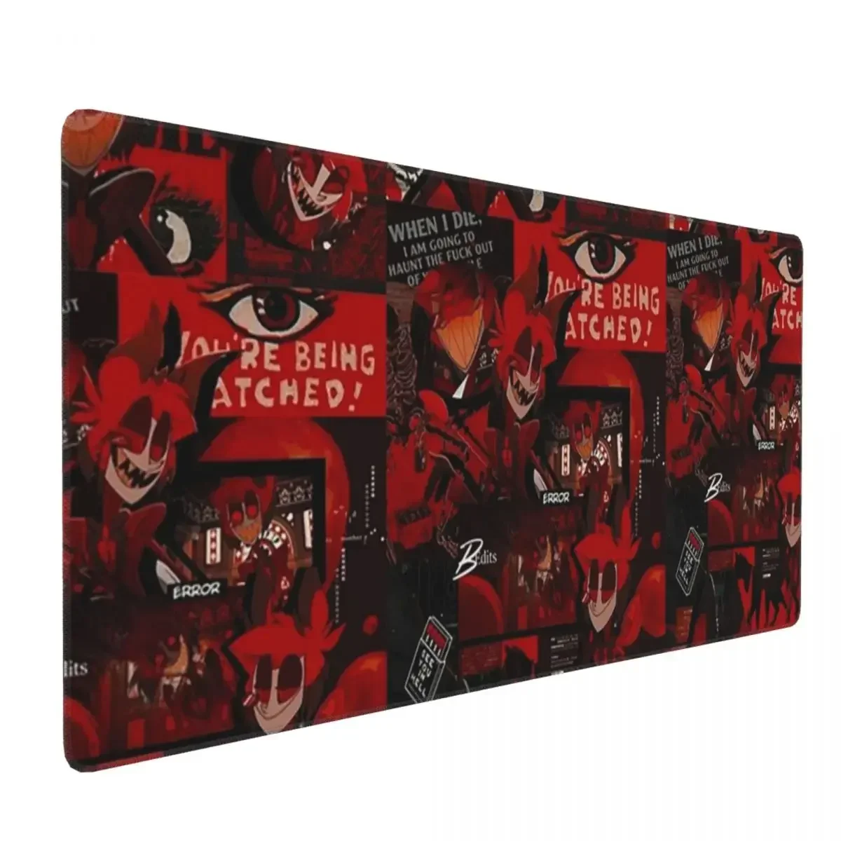 Alastor Error Tappetino per mouse grande Tastiera per computer Tappetino per mouse PC da gioco Tappetino per scrivania portatile Accessori per ufficio Tappetini da tavolo