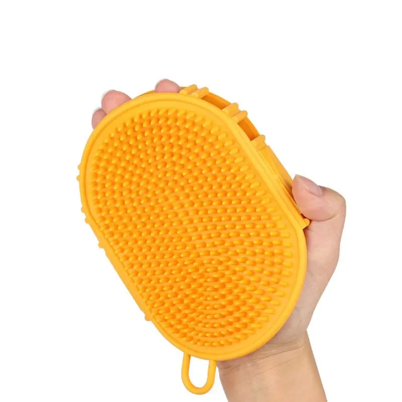 Pet Bathing Brush Double-sided Cat Massage Comb Rubber Glove Haircut Accessories Small Dog Kitten Clean Cleaning Products