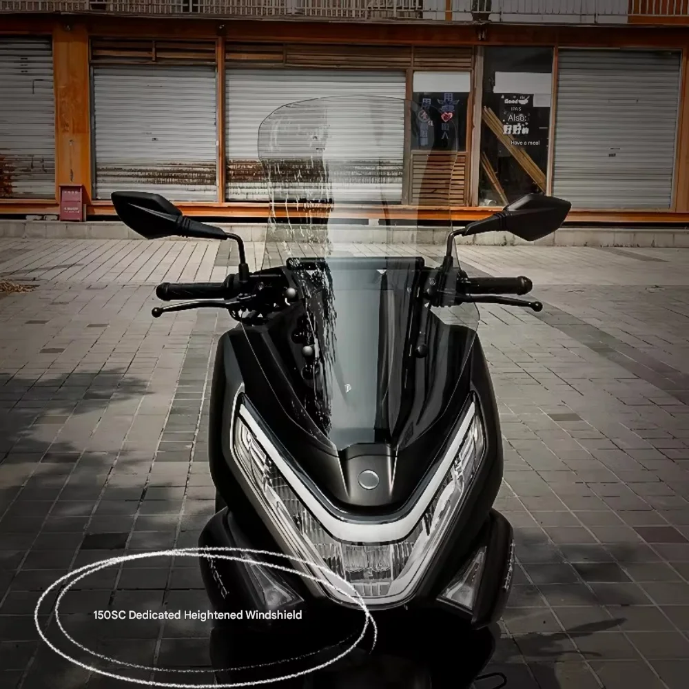 For CFMOTO 150SC Heightened Windshield Modification Kit - Easy Install Accessory for Enhanced Riding Experience