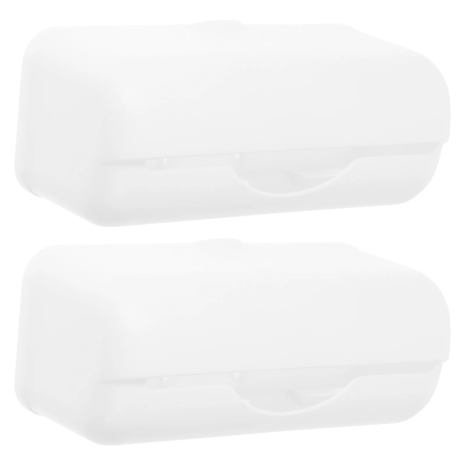 

2 Pcs Wall-mounted Trash Bag Dispenser Extractive Container Adhesive Storage Box