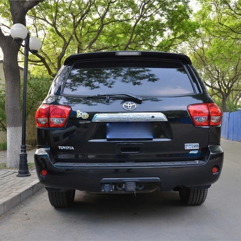 

For Toyota Sequoia Spoiler 2008-2015 High Quality ABS Material Car Tail Wing Primer Color Rear Spoiler Trunk Wing Car Styling