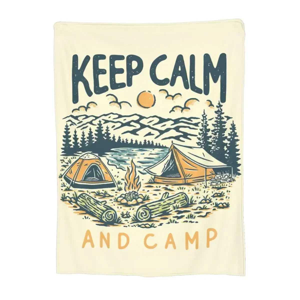 

Вязаное одеяло Camper Van, легкое флисовое одеяло для автомобиля, дивана или спальни, идеально подходит для лета