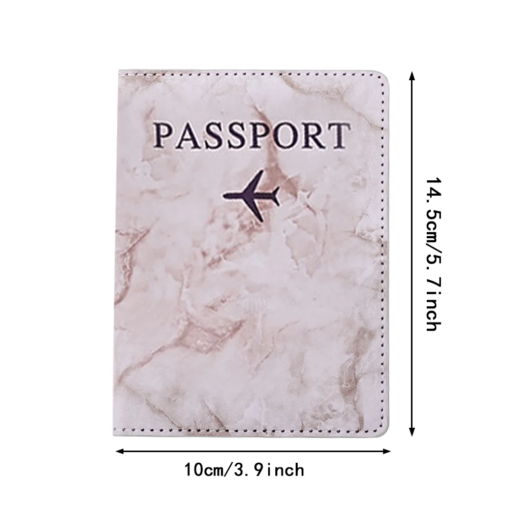 Passport Cover Waterproof Dirt Passport Holder Paint Letter Printing Series Ticket Document Business Credit ID Card Walle