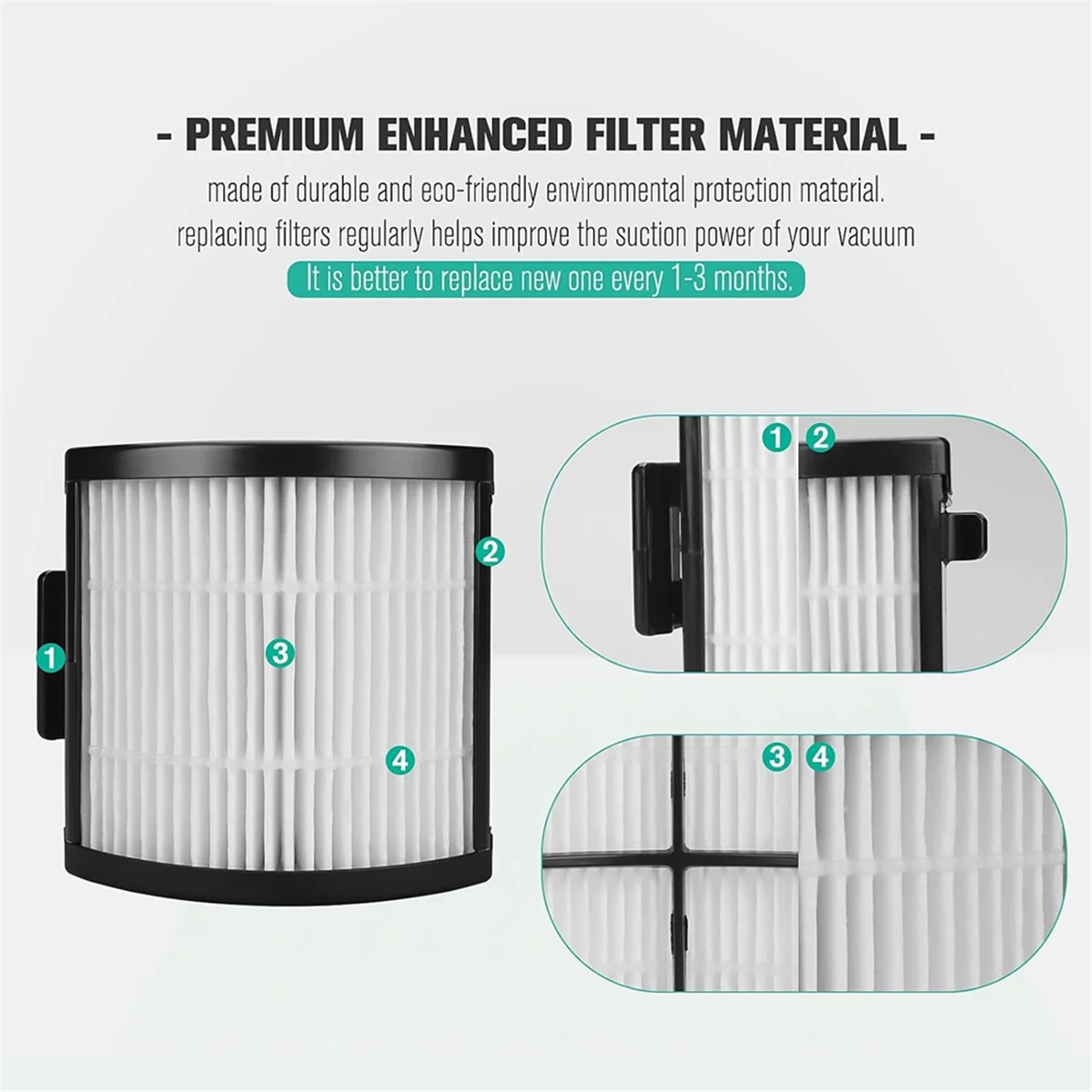 فلتر مناسب للكشف عن القرش برو ، عصا لاسلكية ، قطع تنظيف الفراغ ، IW3511