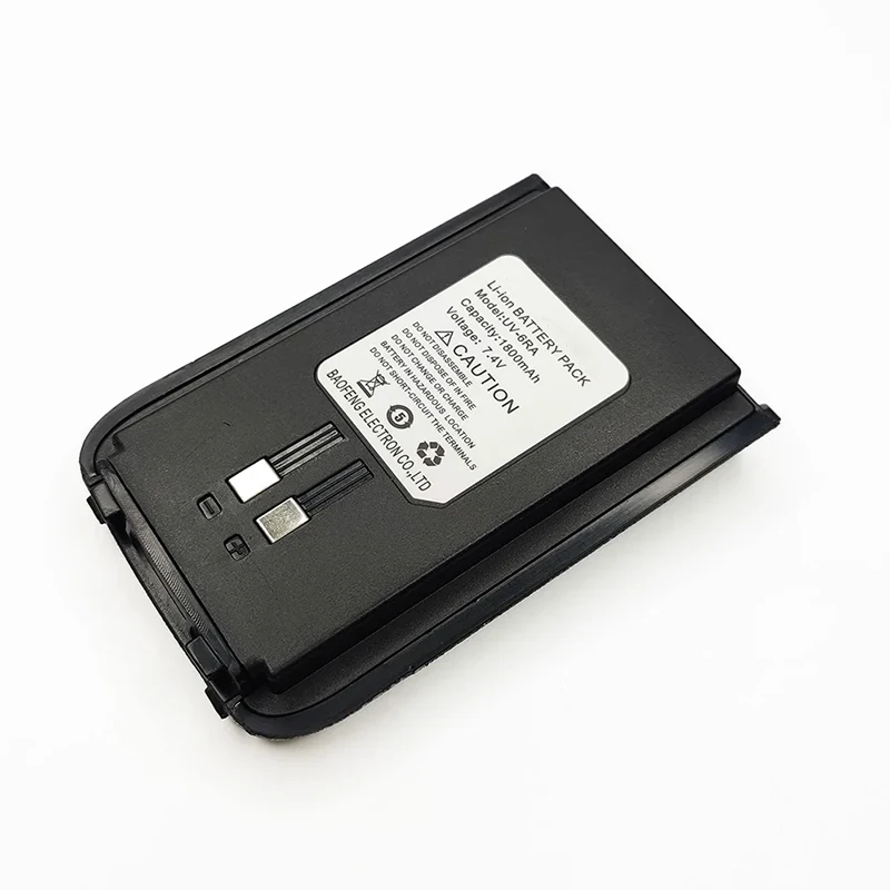 Walikie Talkie UV-6RA UV6RA Battery 1800mAh Li-ion Battery Compactible with For Baofeng B5SR/R8 Two Way Radio Accessories