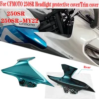 Para CFMOTO CF250SR 250SR 250SR-MY22 Piezas de motocicleta cubierta protectora de faro desnudo de fuerza descendente lateral cubierta deflectora de carcasa