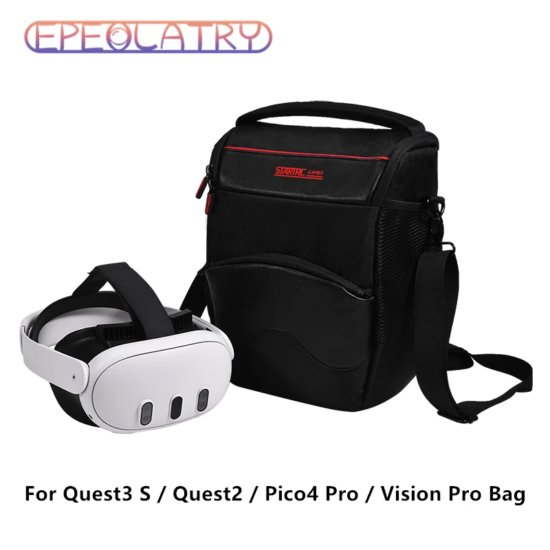 

Portable Carrying Case for Meta Quest 3 S Travel Bag VR Larger Capacity Storage Bag for Quest 3 S Protective EVA Box