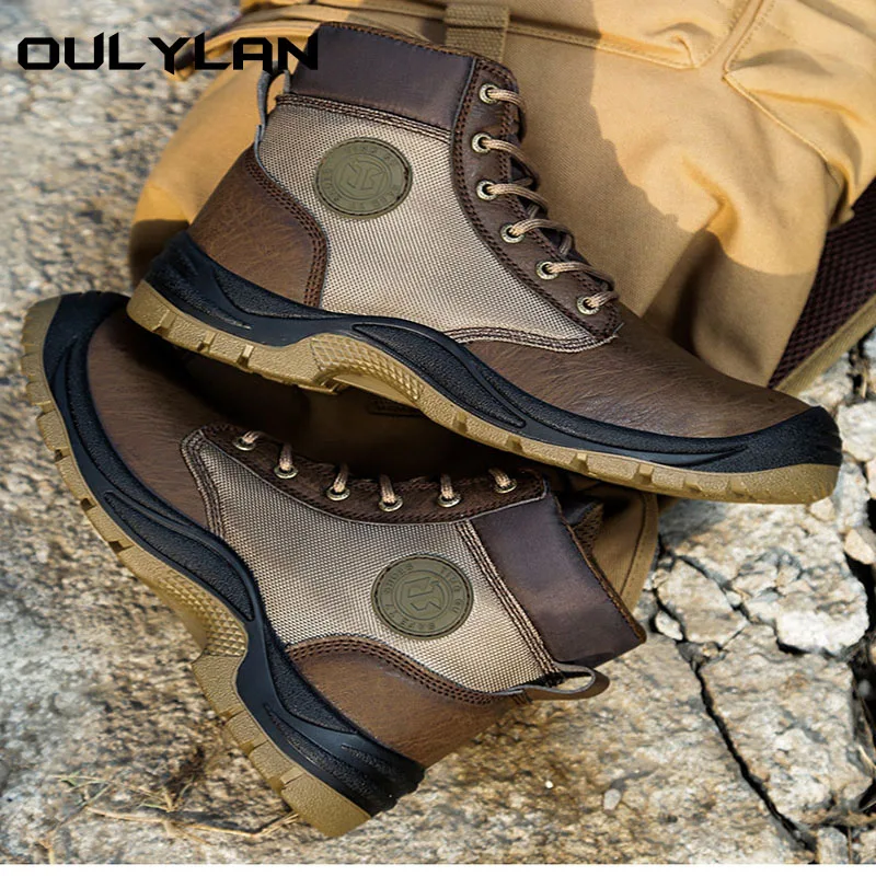 Male Boots Slip on Casual Sneaker Men Shoes  Ati Smashing  Anti Piercing Anti-static Work Shoes Anti-static Safety Shoes