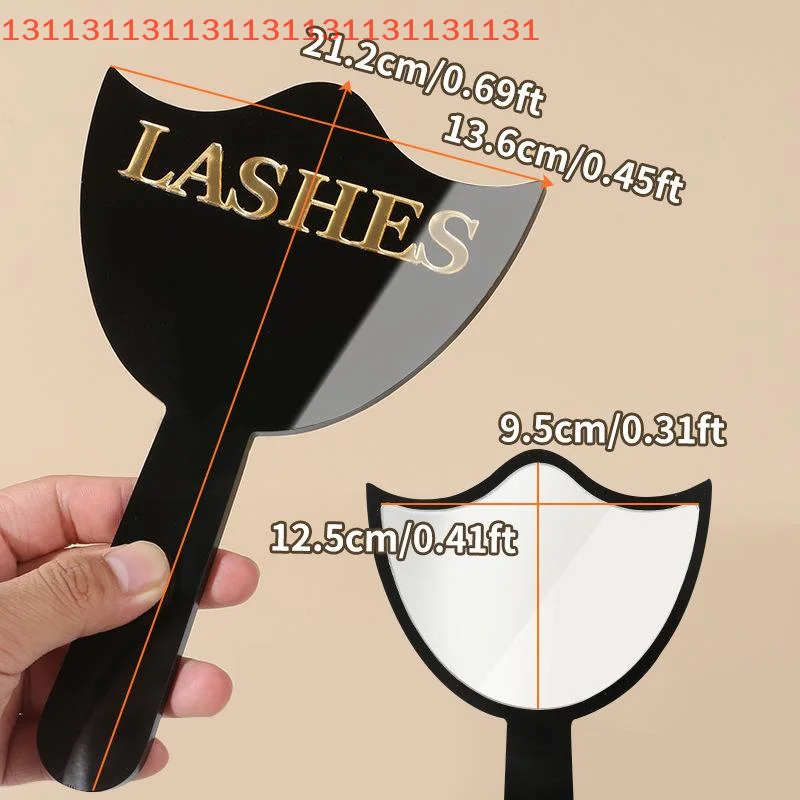 مرآة تمديد رموش احترافية مع مقبض للرموش الدقيقة وصالونات المكياج لتزيين فني الرموش صور الدعامة #6