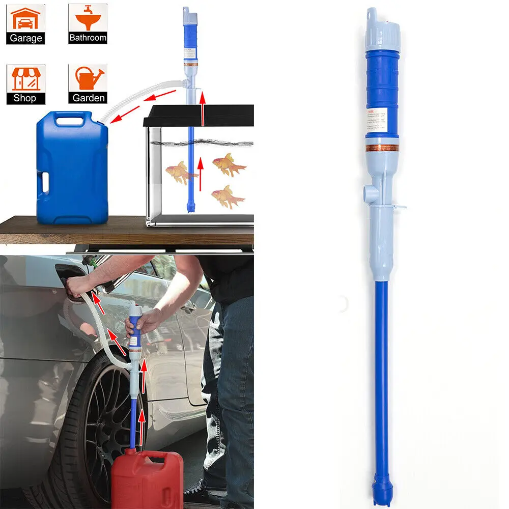 Electric Oil Pump Siphon Liquid Transfer Pump Battery Powered Electric Fuel Transfer Siphon Pump Car Gas Oil Water Liquid Tool