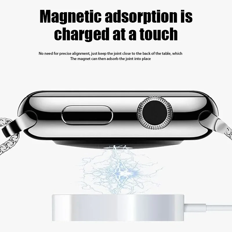 Magnetic Wireless Charger  for Apple Watch Series 9 8 7 Ultra 2 SE  Wireless Fast Charger Accessories for IWatch 8 7 6 5 4 3 2 1