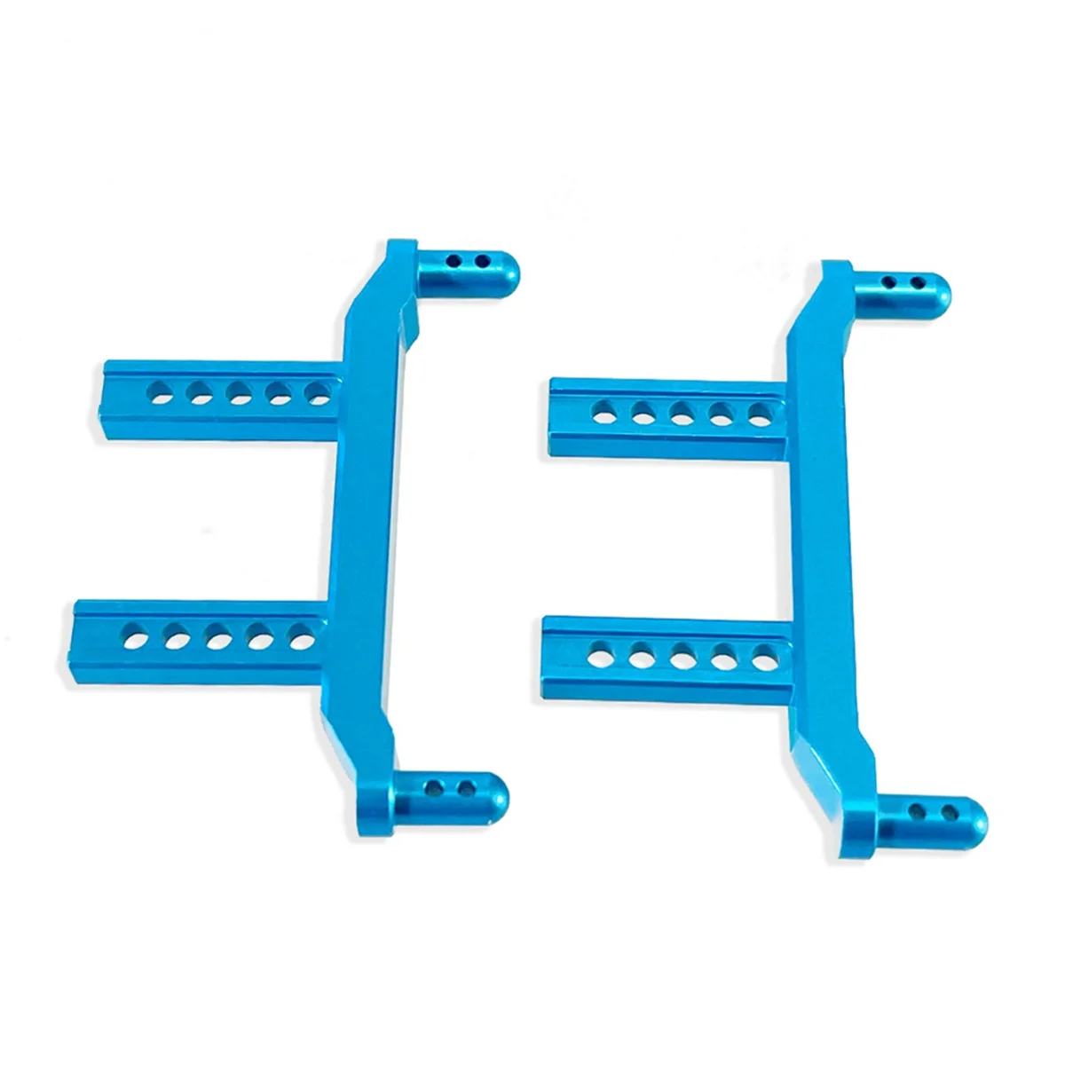 Poste de montagem de corpo dianteiro e traseiro de liga de alumínio para SCY 1/16 16101 16102 16103 16101PRO RC Car Upgrade Parts Sky Blue