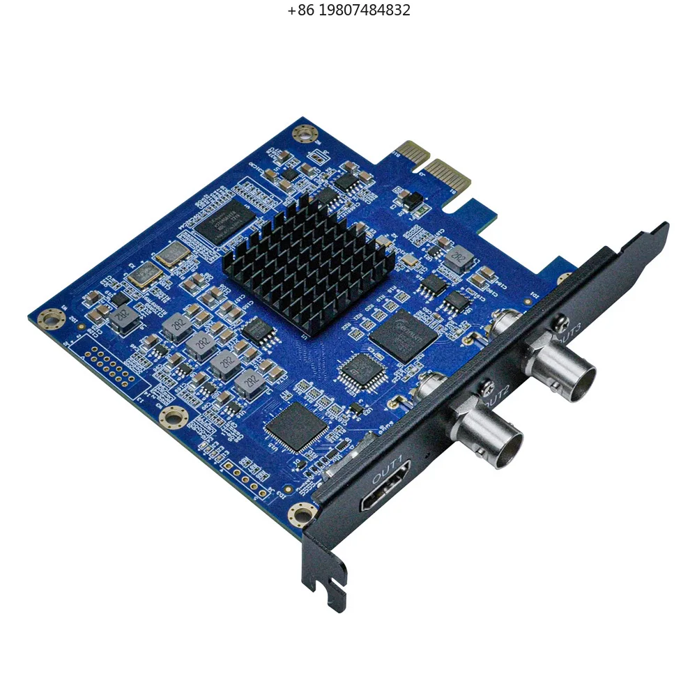 

SDI Output for PC PS5/PS4/Xbox Series X/S VP30 Metal PCIe Capture & Playback Card Ultra-Low Latency for