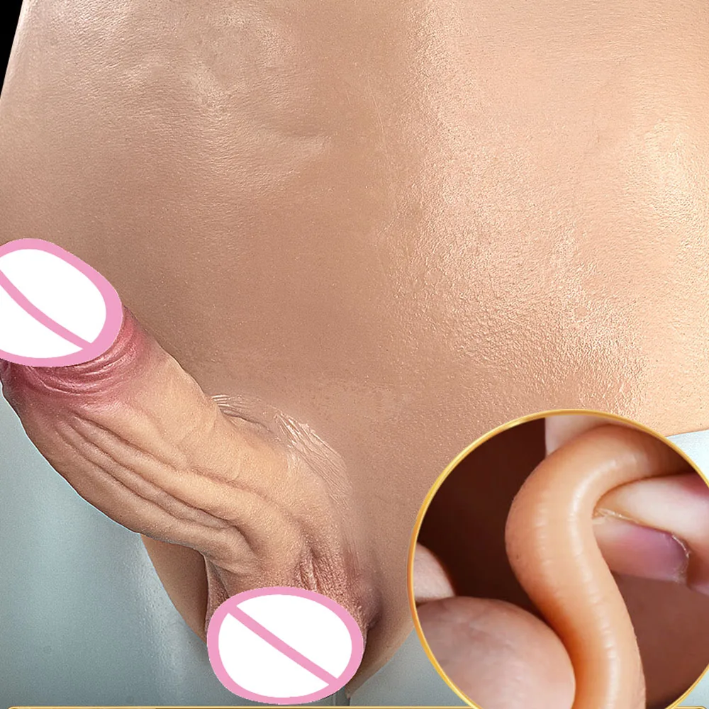 New Silicone Pegging Strapon Dildo for Women and Men Penis Pants Masturbators Penis Realistic Dildos Women Lesbians Adults 18+