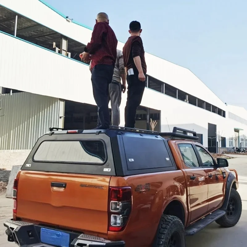 Pickup 4x4 Waterproof 8 FT Steel Pick Up Hardtop Truck Canopy Topper Camper - Image 4