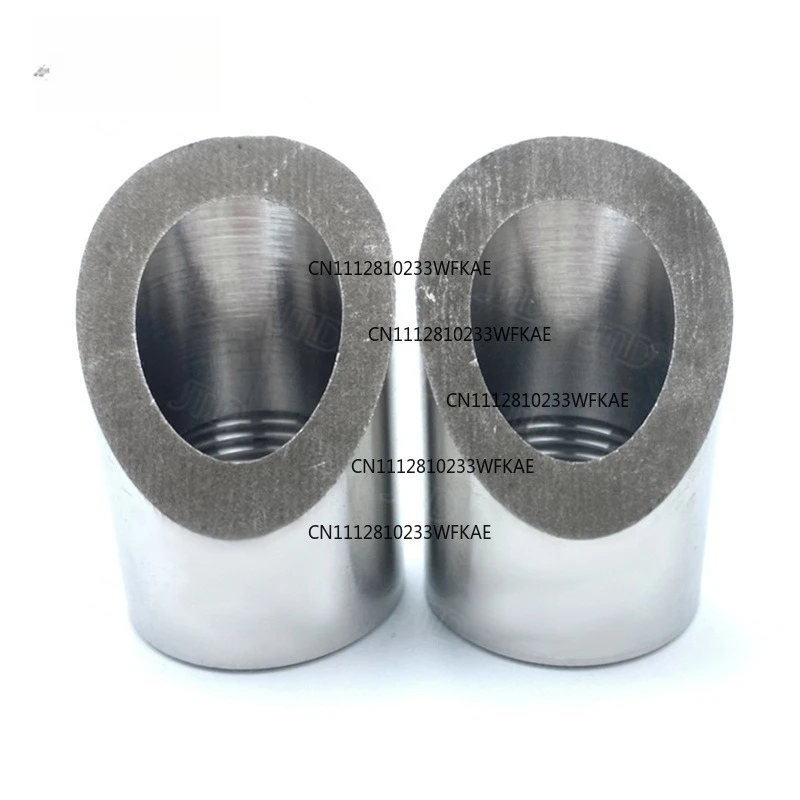 M18 * 1.5 auto parts 45 degrees oblique cut lengthened cylindrical nut iron, exhaust pipe welding