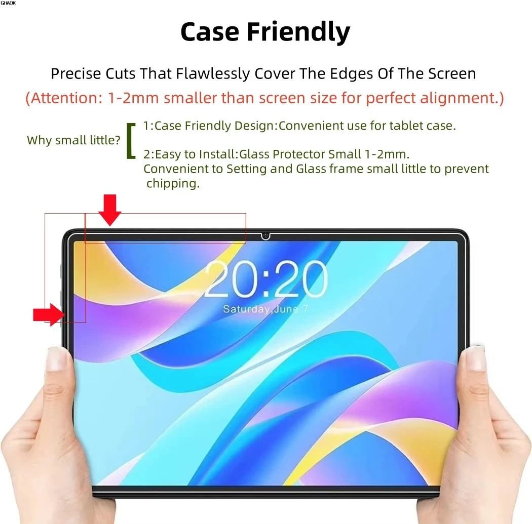

2Piece Tempered Glass Film for Xiaomi Redmi Pad 2 Screen Protector HD Clear Anti-Scratch for Redmi Pad 2 11-inch Tab Protectors