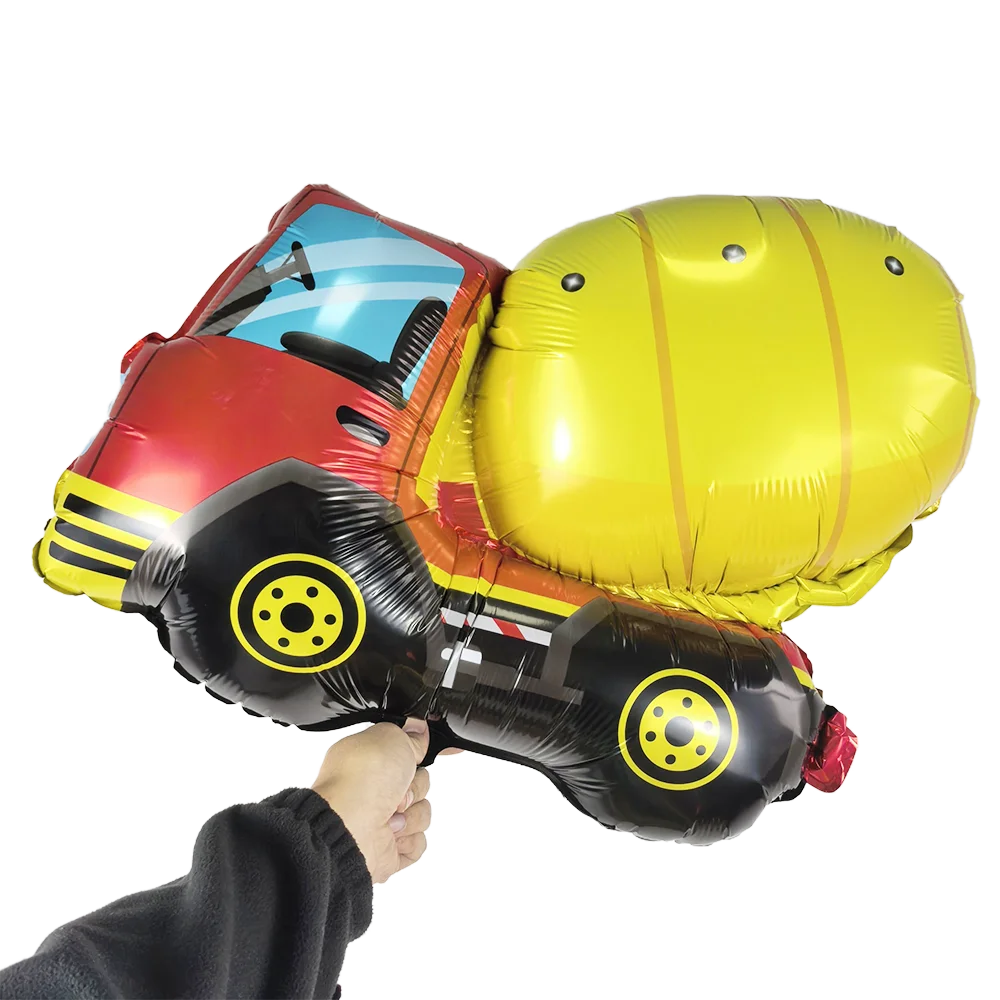 Construction Birthday Party Decor Happy Birthday Excavator Foil Balloon 31\'\' Engineering Vehicle Dump Truck Party Balloons Decor