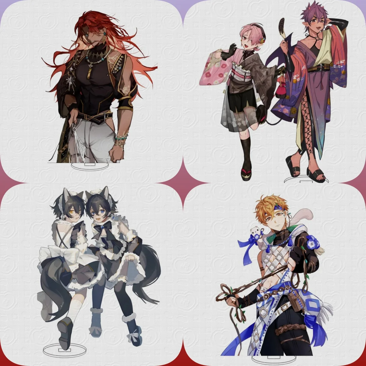 

hot game Nu: Carnival 15CM Acrylic Stand Model Cosplay Figur Desk Ornament Accessories Goods Collection Christmas Gifts