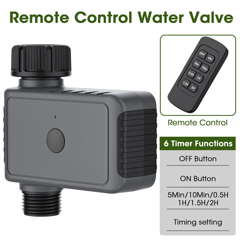 ABGE-Automatic Sprinkler Timer Remote Control Garden Water Timer Smart Irrigation Watering System Hose Control With 1 Outlet