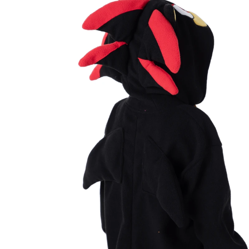 Kids Black Hedgehog Cosplay Kigurumi Costume Children Animal Onesies Pajamas Girls Halloween Carnival Boy Party Jumpsuit