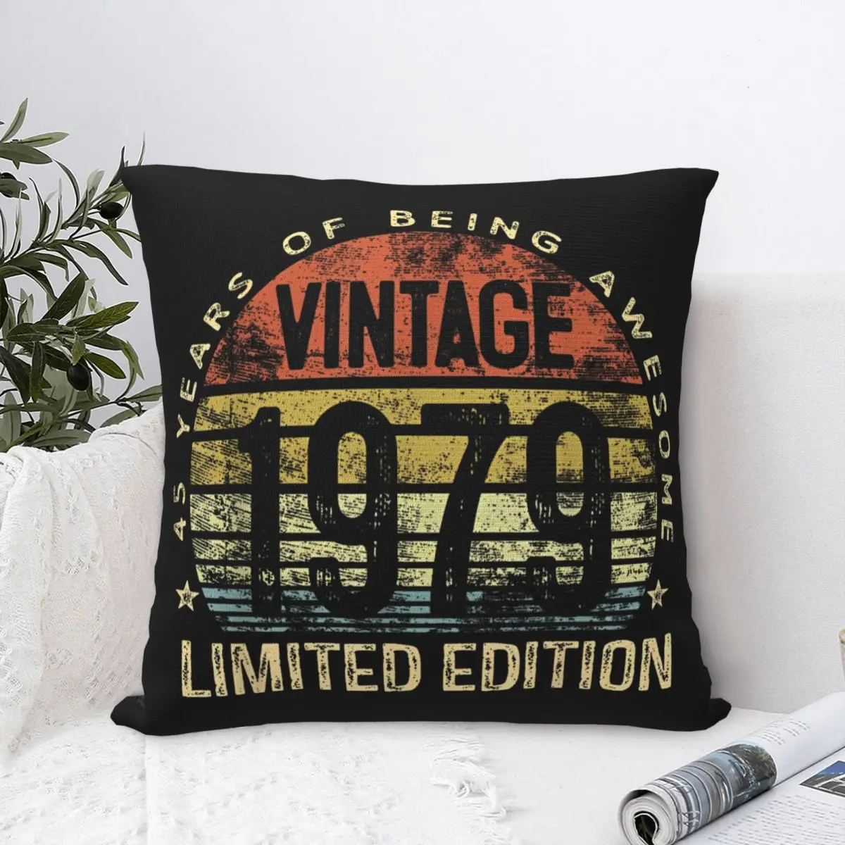 45 Jahre alte Geschenke Vintage Kissen bezug Limited Edition 45. Geburtstag Kissen bezüge Dekor Wurf kissen bezug für Sofa