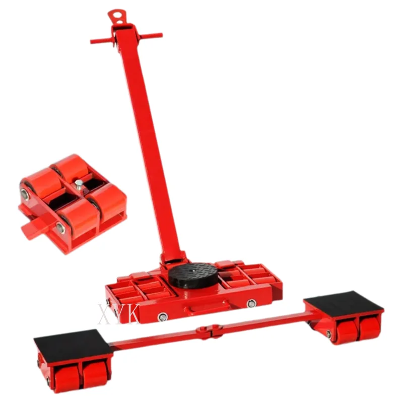 

Customizable Small Tank Transporter Skates XY Combination Heavy Duty Omnidirectional Rotating Moving Dolly Lifting Tool