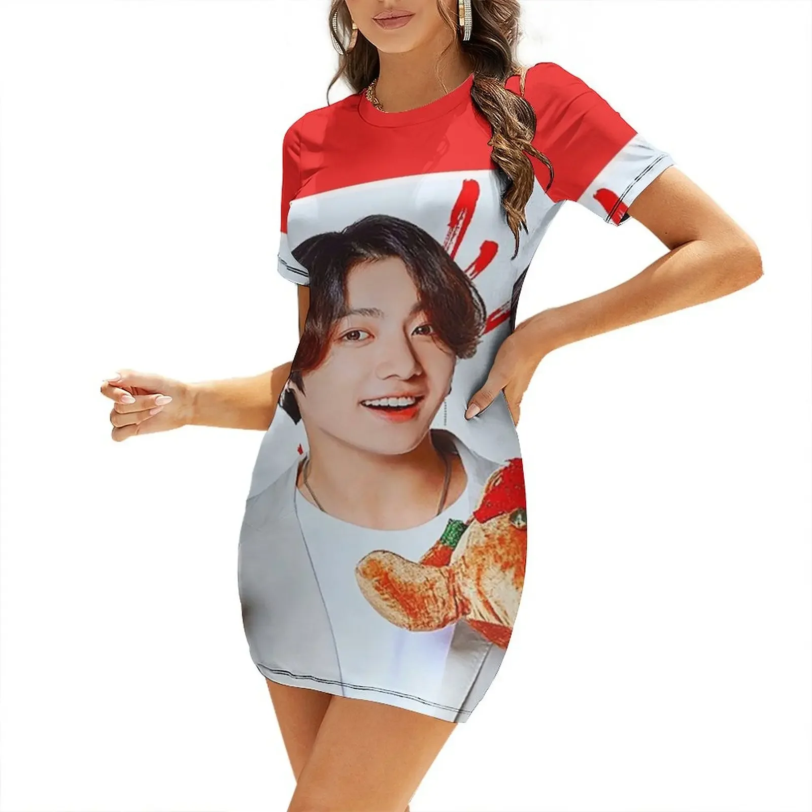 

Merry Christmas KOOKIE Short-Sleeved Dress luxury dresses summer dress woman 2025 Women's summer long dress Elegant gowns