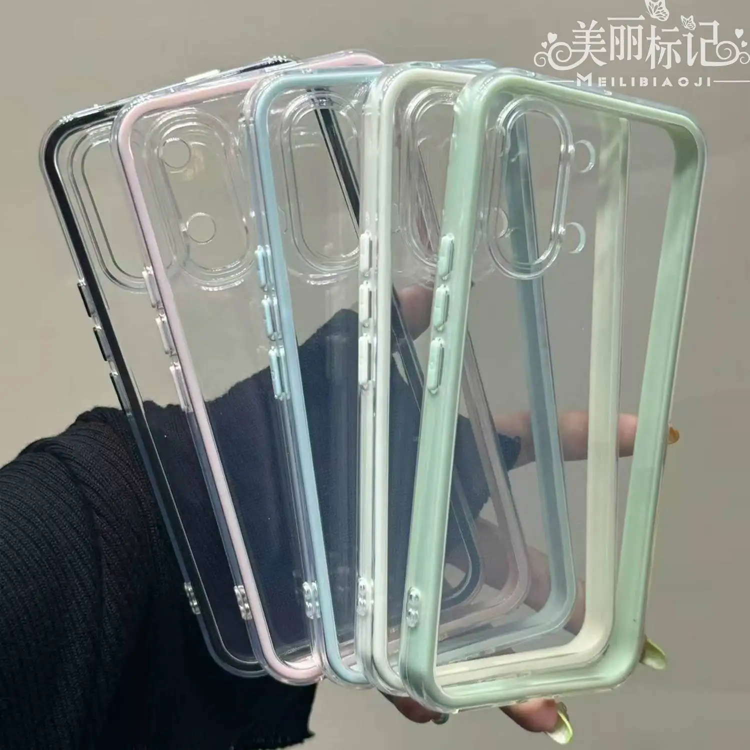 For POCO X8 pro/X8 pro Max Case Deluxe 2-in-1 Silicone Clear