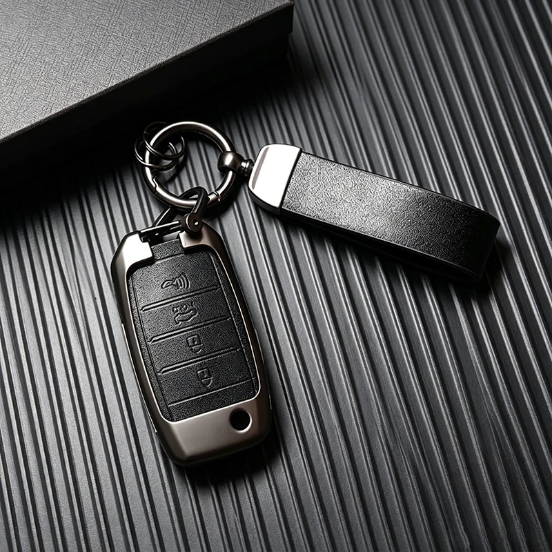 Capa para Chave Canivete de Carro para KIA Sorento RIO 3 K2 K3 K4 K5 Sportege Picanto Optima Soul Ceed Forte Stinger Cerato Fob em Liga de Zinco
