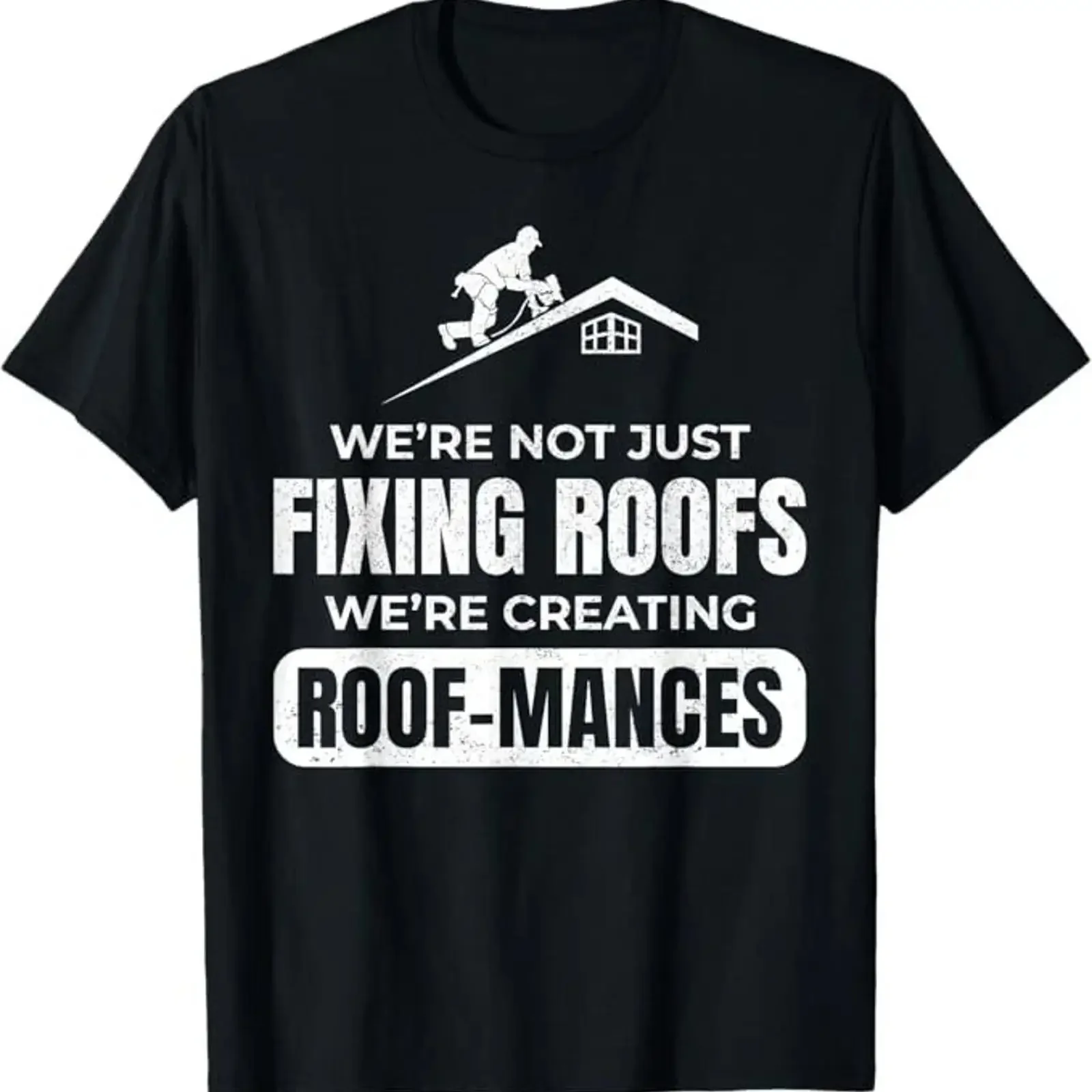 Roofer Humor Roofing Roof Mechanic Contractor Construction Worker Funny T Shirt vintage Washed Versatile graphic Breathable