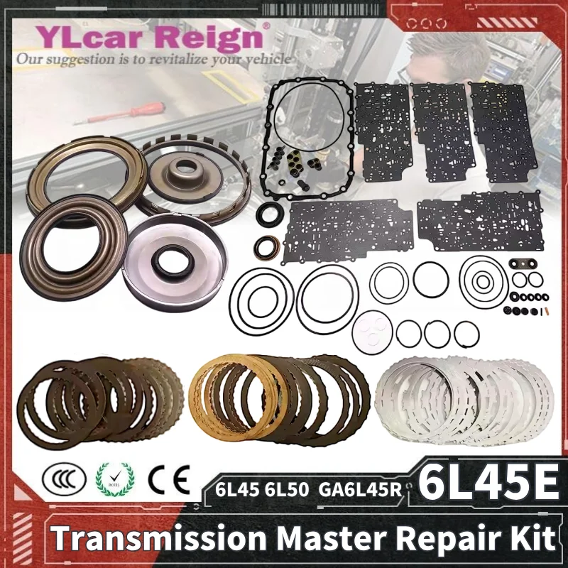 

GA6L45R 6L45 6L50 Transmission Overhaul Repair Kit Master Rebuild Piston Kit Friction Plate For BMW 1 3 5 series X3 Cadillac CTS