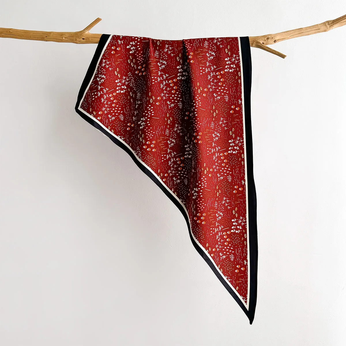 Floral Printed Square Scarf Fo - Face Scarf Mask avis et prix