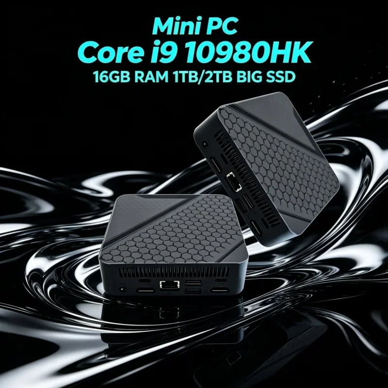 2026 New Arrival Core i9 10980HK  BT5.2 WiFi6 Portable Mini PC Computer16GB RAM 1TB/2TB BIG SSD Gaming Computer  office Desktop