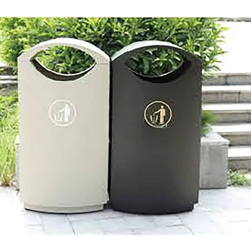 Multiple Capacities Household 2-4 Compartment Trash Can Stainless Steel Waste Bins for Hotel and Public Places