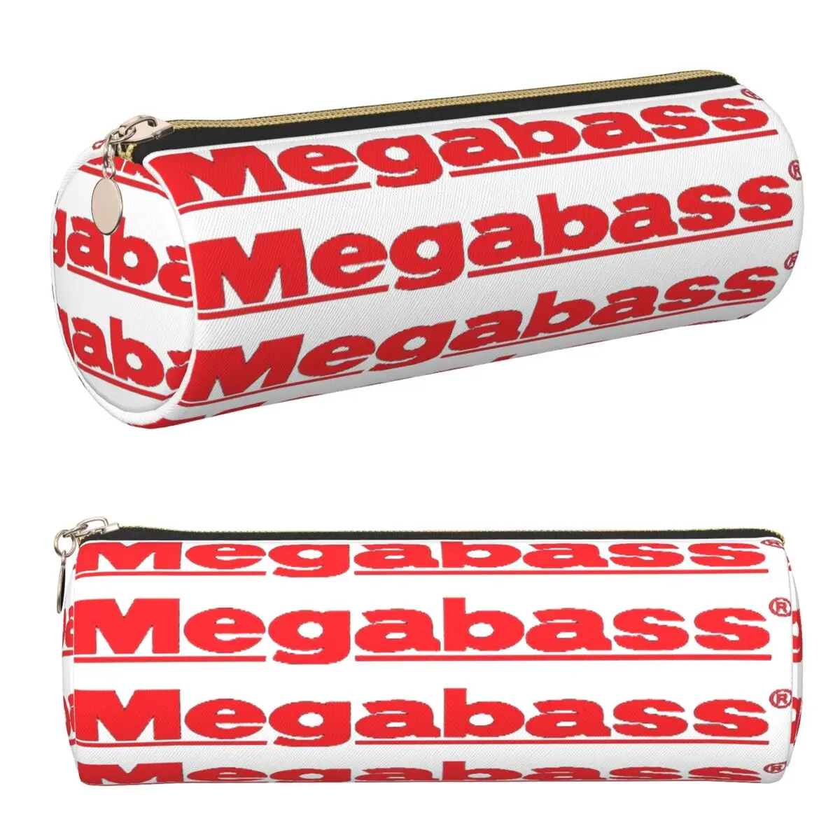 Megabass Holograph Speakers Logo Federmäppchen, Stifthalter, zylindrische Stiftbox, Bleistiftbeutel für Studenten, Geschenke
