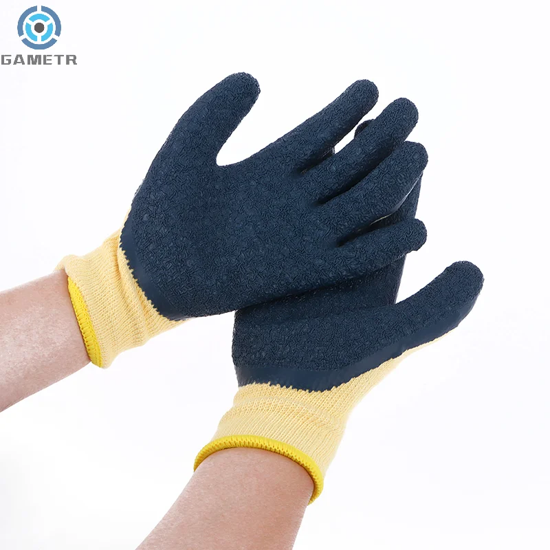 1 Pair 400v Insulating Gloves Anti-electricity Security Protection Gloves Rubber Electrician Work Gloves Protective Tool