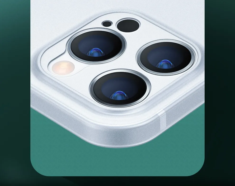 Durchscheinende, ultradünne, matte PC-Hülle für iPhone 11, 12, 13, 14, 15, 16 Pro Max 15 Plus, mattierte Handyhülle – Detail 8