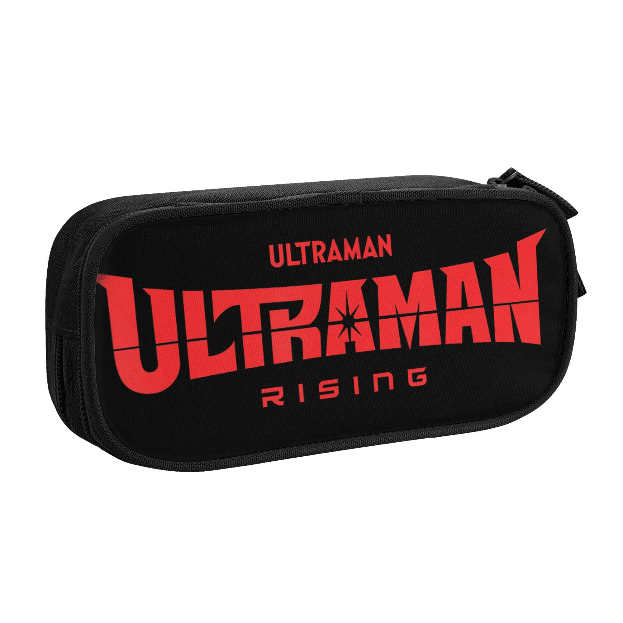 Large Capacity Bags for Child Cartoon ULTRAMAN  RISING   Title Logo  School Pencil Bag for Boys Gilrs Kids