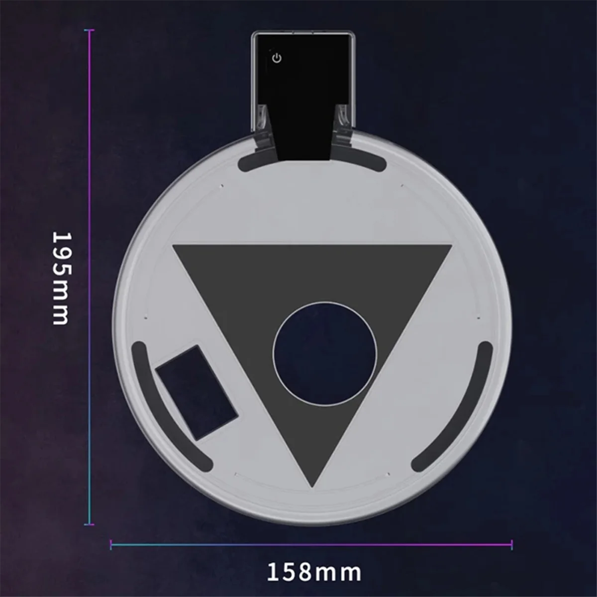 調整可能な RGB ベース LED 雰囲気ライトスタンド垂直水平ステーションホルダーコンソールライトストリップ用