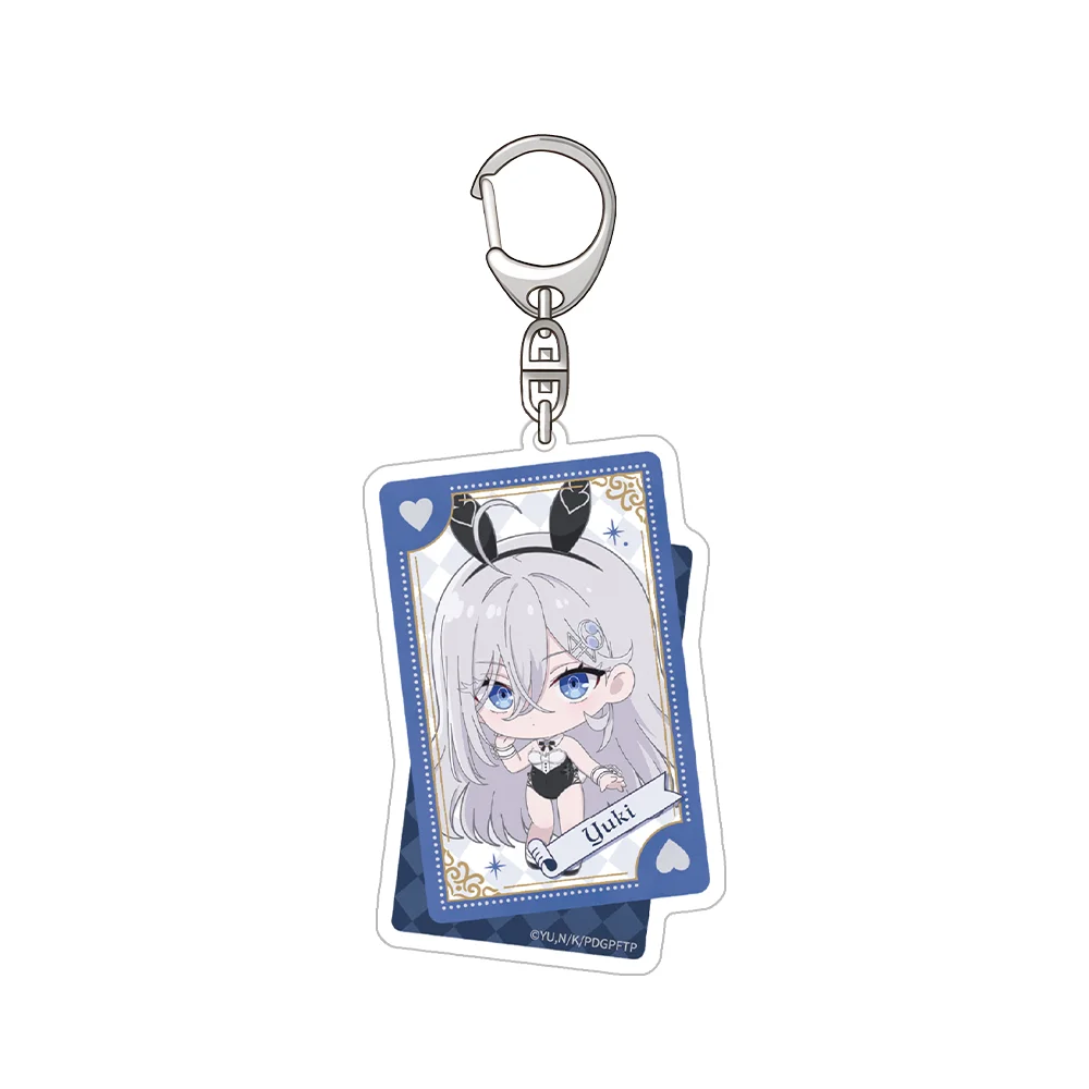 Playing Death Games to Put Food on the Table Yuki Hakushi Agent of yuki Acrylic Keychain Bag pendant anime goods Fans Charm Gift