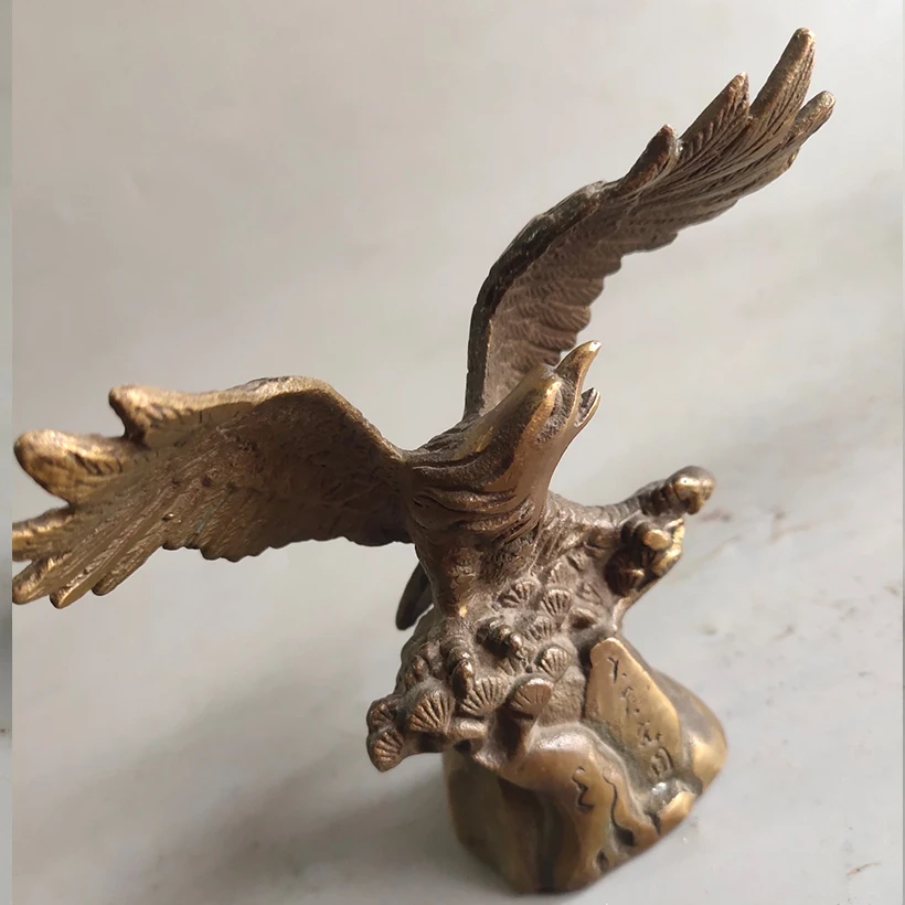 

Bronze collection pure copper grand eagle handicraft ornaments