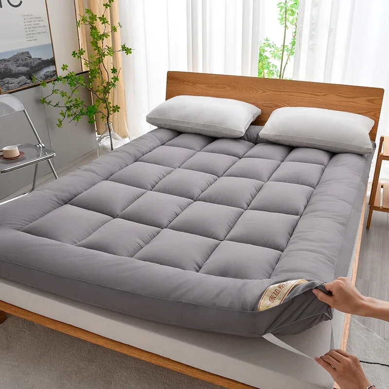 

Modern Down silk cotton mattress three-dimensional brushed bed mattress student dormitory single winter bedding