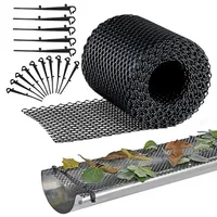 15cmx6m Anti-Falling Net Mesh Strainer Filter Garden Bird Net Fence Gutter Guard From Leaves, Twigs, Branches Plastic Mesh