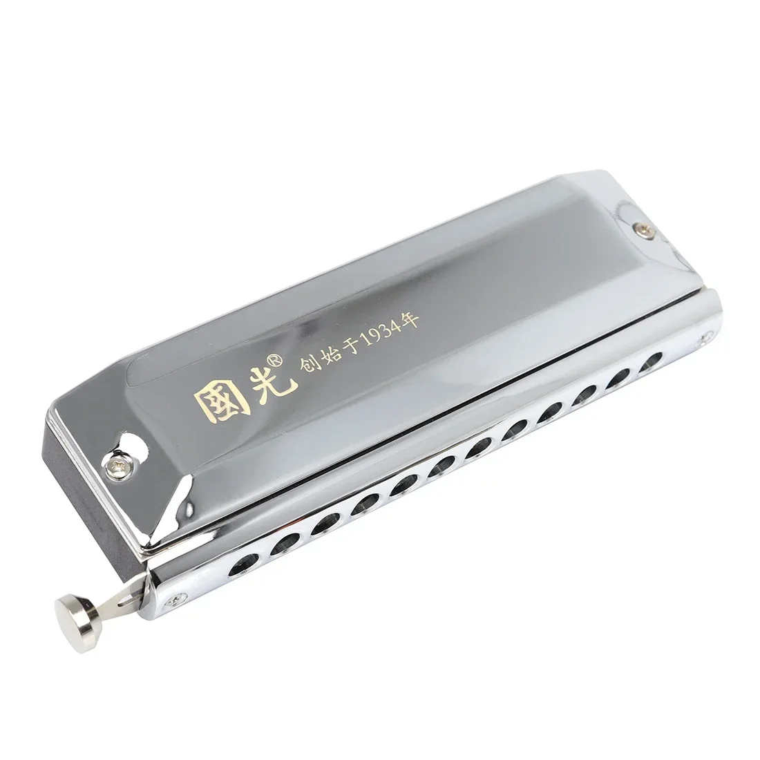 Silver 12 Hole 48 Tones Harmonica Professional Stainless Steel Harmonica for Children/Adult Gift - view 4