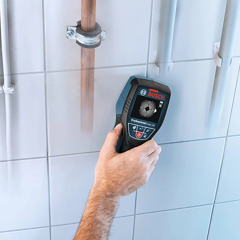 Imagem -03 - Bosch D-tect 120 Profissional à Prova Dágua Digital Detector de Metais Subterrâneo Scanner de Parede Ferramentas de Busca de Pinos de Alta Qualidade