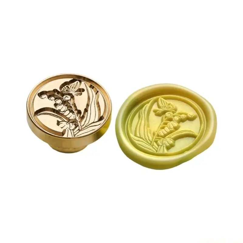 Antique Embossed Wax Seal Stamp for Seal Envelope Invitations Wedding Christmas Metal Seal Stamp Head for Scrapbooking
