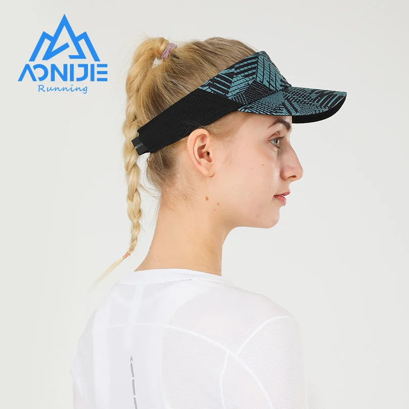 AONIJIE E4611 Unisex Outdoor Sports Hollow Cap Summer Sun Visor Hat With Adjustable Strap For Running Golf Fishing Marathon