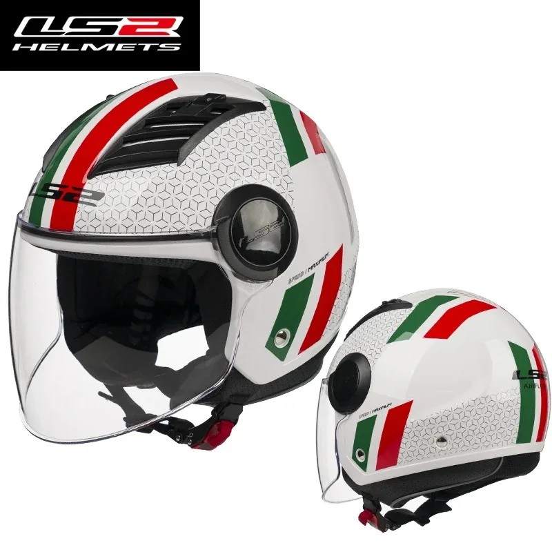 LS2 OF562 Motorcycle Helmet High Quality Protection Open Face Airflow Half Face Fashion Ls2 OF562 Helmet Motorbike Accessories